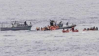 إنتشال (٣٩) مهاجراً من عرض البحر الأبيض المتوسط