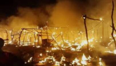 حريق هائل ببورتسودان يقضي على حظائر للمواشي