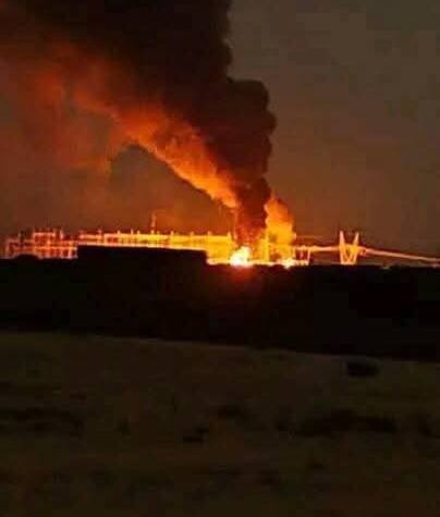 مسيرات تستهدف محطة كهرباء المرخيات بامدرمان فجر اليوم