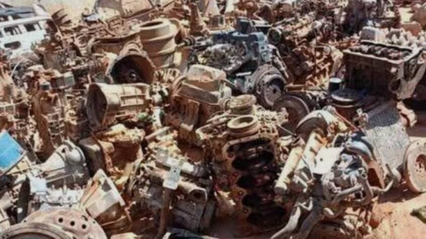 ضبط قطع غيار سيارات بمليارات الجنيهات